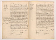 Acte de mariage de MARIETTE Jacques Victor et DAVOUST Henriette Claire veuve LEMONNIER (23 Août 1907), BLU Christophe Julien et ROCHER Louise Victoire veuve LÉPINAY (28 Août 1907).