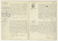 Acte de naissance de DAVOUST Roger Marcel Arsène (24 février 1912),acte de naissance de BIGNON Clovis Georges Julien (25 février 1912),acte de naissance de reconnaissance de JOURDAIN Raymond Baptiste (1er mars 1912),acte de naissance de GLOT Mauricette Marie (1er mars 1912).