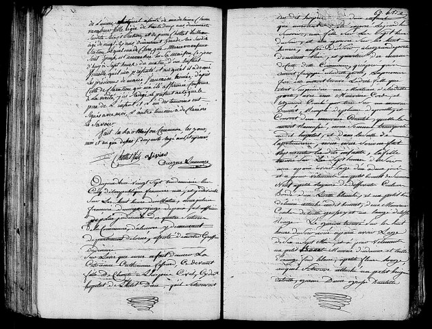 Acte de naissance de OLIVIER Marie Françoise Aimée (17 octobre 1796),acte de naissance de Madeleine Marthe enfant trouvé (18 octobre 1796).