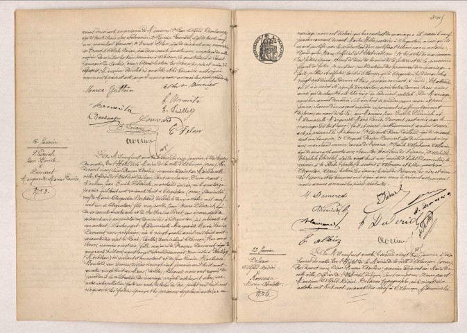 Registre des actes de mariage (1904).