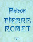 Maison Pierre Romet, publicité : agenda (1933) (imprimerie Alençonnaise F. Grisard).