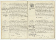 Acte de naissance de LAINE Marguerite Joséphine Marie (25 mai 1906), acte de naissance de CARRIOT Marguerite Suzanne Marie Louise (27 mai 1906), acte de naissance de LAUNAY DIT CALAIS Germaine Emilienne (28 mai 1906), acte de naissance de POTTIER Maurice Baptiste (28 mai 1906).