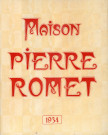 Maison Pierre Romet, publicité : agenda (1934) (Imprimerie Alençonnaise) (2 exemplaires).