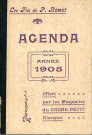 Grands Magasins du Gagne-Petit, publicité : agenda (1905).