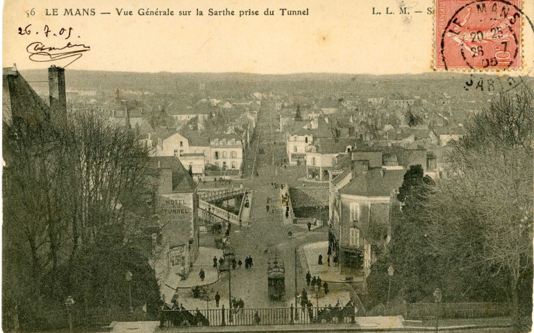 Carte postale de Charles Ferron envoyée à Juliette Millet, demeurant 51 Rue de Cazault (collection particulière Chrystel Nail Lemaitre, 2018, AMA).