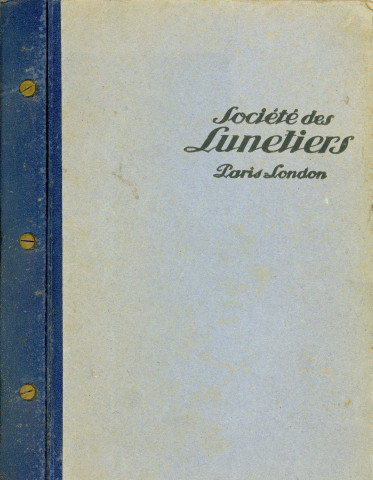 Tarifs de la société des Lunetiers Paris-London (1928).