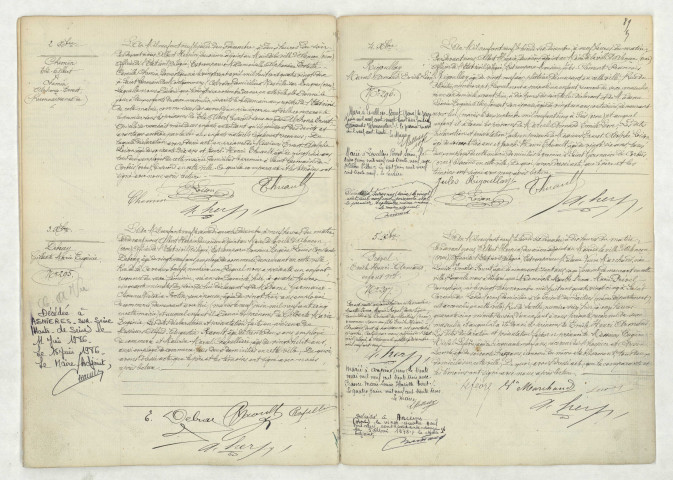 Reconnaissance de CHEMIN Elie Albert (2 décembre 1909),reconnaissance de CHEMIN Alphonse Ernest (2 décembre 1909),acte de naissance de DEBRAY Gilberte Marie Eugénie (3 décembre 1909),acte de naissance de RIGOULLAY Marcel Armand Emile Léon (4 décembre 1909),acte de naissance de PREVEL Emile Henri Armand enfant naturel (5 décembre 1909)
a011547891503w0DWCP;