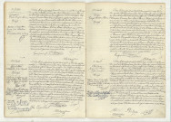 Acte de naissance de GAUGAIN Pierre Eugène Marie (31 juillet 1906), acte de naissance de COQUILLARD Alexandre Jules Auguste (1 août 1906), acte de naissance de VERGER Marguerite Anne Marie (1 août 1906), acte de naissance de PHILIPPE Jacqueline Renée (3 août 1906).