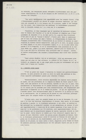 Voirie, boulevards extérieurs, avant-projet.