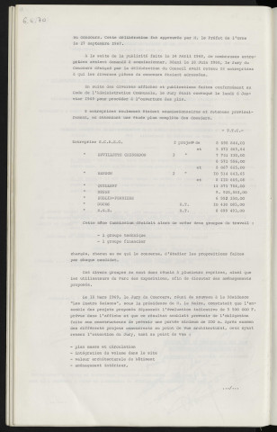 Parc des Expositions et des Loisirs de l'agglomération alençonnaise, résultats du concours, financement.