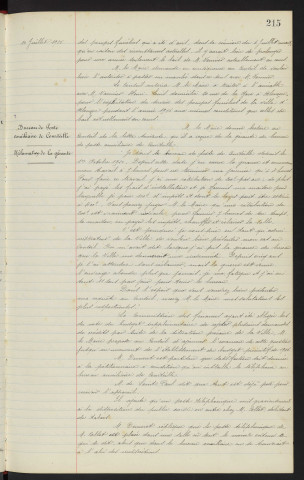 Pompes funèbres, renouvellement du marché du bail avec M. VANNIER Henri Louis domicilié 20 Rue de la gare Alençon . Bureau de Poste auxiliaire de Courteille, réclamation de la gérante Mme DISLAIRE demande d'indemnité, Mme COLLET débitante de Tabac