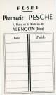 Carte de pesée (5 x 8.5).