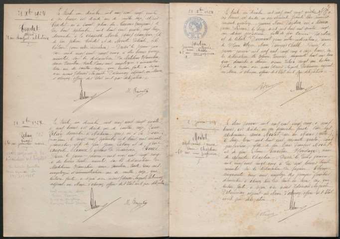 Registre des actes de décès (1925).