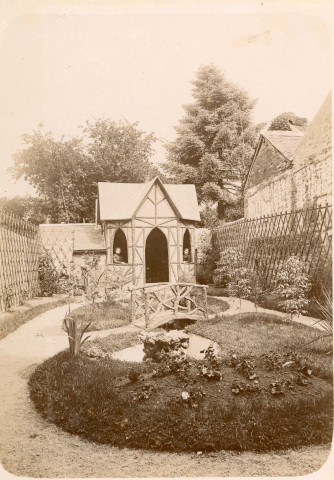 Le jardin de M. Esnault, rue Saint-Blaise, photographie noir et blanc, photographie noir et blanc, DR, [1867-1905], AMA.
