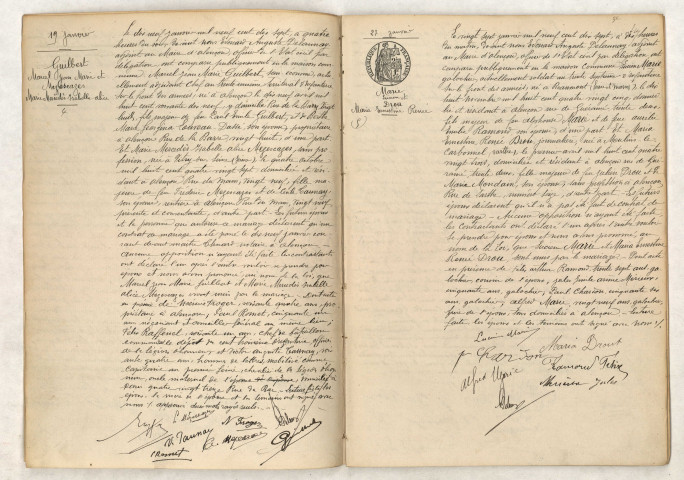 Registre des actes de mariage (1917).