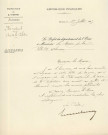 Fête nationale 14 juillet 1905 : affiche Imprimerie A. Herpin, (94 x 130).