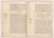 Transcription d'un jugement de divorce de NICOLAS et BLOHORN (1er mars 1909), Acte de mariage de RAGONNET Charles Joseph Ferdinand et TAROT Hélène Amélie Elise (02 mars 1909), Acte de mariage de KIRCHHOFF Menotti Alcime et KERLO Blanche Eugénie (02 mars 1909).