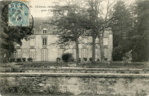 Saint-Paterne (Sarthe), Château de Saint-Paterne près d'Alençon, carte postale ancienne noir et blanc n°115, M.C.F.L. Issy (Seine), (18 octobre 1906), (14x9), AMA.