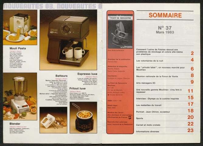 Le Point de rencontre Moulinex n°37 (mars 1983)