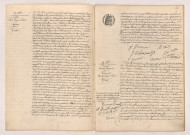 Acte de mariage de LONDE Louis Marie Charles et JAVEAUX Jeanne (21 décembre 1909), Acte de mariage de ENOUT Ernest Benjamin et HÉCAMPS Rachel Jeanne Marie (29 décembre 1909).