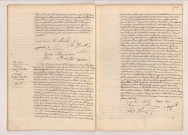 Acte de mariage de LE JUNTER Alexis et LEMAÎTRE Prudence Ernestine (23 septembre 1905), acte de mariage de VOISIN Auguste Gustave et AUBERT Joséphine Léontine (25 septembre 1905)