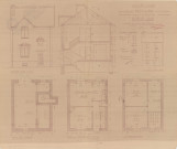 permis de construire n°2, Construction d'une maison d'habitation Avenue Courteille Alençon, (date de décision : 1936), (auteur du projet, architecte : MERCIER Robert).