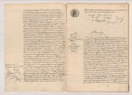 Acte de mariage de DROUT Martial Louis Auguste et GUAY Noémie Augustine (14 octobre 1905), acte de mariage de MAUBERT Aignan Charles Marcel Marie et VALLÉE Marguerite Marie Adélaïde (17 octobre 1905)