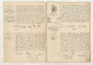 Acte de naissance de MARCHAND Madeleine Emilie Marie (16 février 1916), Acte de naissance de LECHAT Alphonse Lucien Paul (23 février 1916), Acte de naissance de HAMON Pierre Henri Léon (25 février 1916), Acte de naissance de DUFRASNES Andrée France (02 mars 1916).