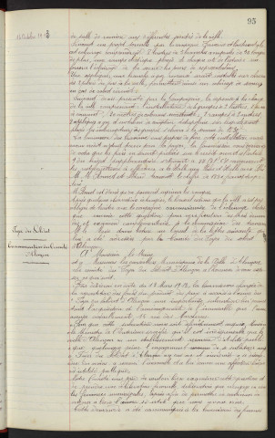 Halle aux toiles, projet d'éclairage électrique de la salle des conférences et fêtes. Foyer du Soldat, communication du Comité d'Alençon