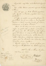 Acquisition du Sieur Richard dans le mur mitoyen séparant la propriété des Douville et Richard (9 août 1852).