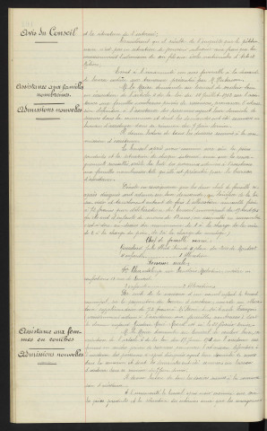 Ecole nationale des arts et métiers, demande de bourse avec trousseau, Mr HUSTEREAU carrossier n°21 Rue du Mans et sont fils Léon candidat aux écoles nationales d'arts et métiers, avis du conseil. Assistance aux familles nombreuses, admissions nouvelles. Assistance aux femmes en couches, admissions nouvelles
