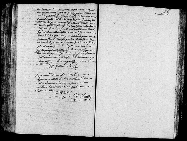 Acte de naissance de Rosalie enfant trouvé (21 septembre 1794).