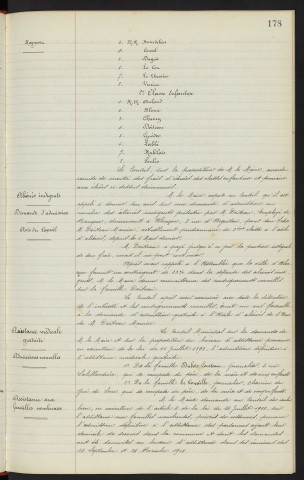 Lycée d'Alençon, frais d'études des classes enfantines en primaire, demande en remise, rapport . Aliénés indigents, demande d'admission de M. DOITEAU Maurice frère de M. DOITEAU employé de banque demeurant 8 Rue d'Argentan Alençon, avis du Conseil . Assistance médicale gratuite, admissions nouvelles de DUBOIS Constance et LE COUAILLE . Assistance aux familles nombreuses, allocation annuelle au chefs de famille