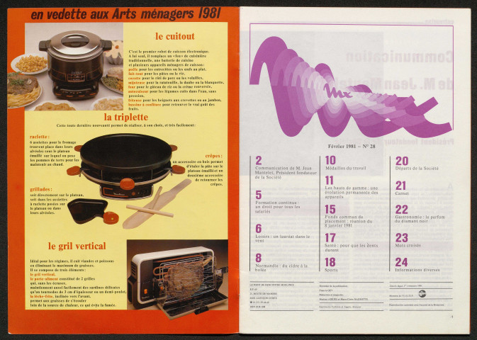 Le Point de rencontre Moulinex n°28 (février 1981)