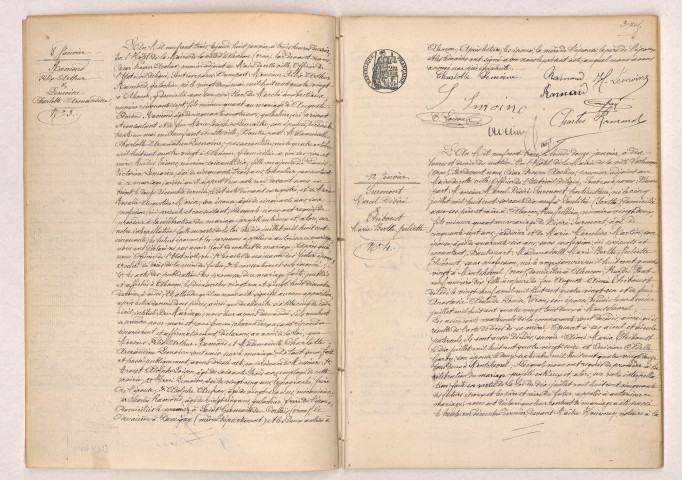 Registre des actes de mariage (1903).