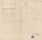 permis de construire n°18, Construction d'une maison d'habitation Rue Lancrel Alençon, (date de décision : 1934), (auteur du projet, architecte : GALLET (entrepreneur)).