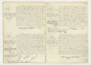 Acte de naissance de LAINE Louise Célina (15 septembre 1910),acte de naissance de FALAIZE Henriette Eugénie Jeanne (16 septembre 1910),acte de naissance de MORIN Charlotte Marguerite Blanche (19 septembre 1910),reconnaissance de RICHER Louise Thérèse Marguerite (19 septembre 1910).