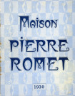 Maison Pierre Romet, publicité : agenda (1930) (Imprimerie Alençonnaise).