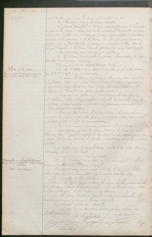 Registre des délibérations du conseil municipal (11 septembre 1875 - 09 septembre 1878)