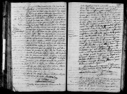 Acte de naissance de BELLEME Rose enfant naturel (19 février 1794),acte de naissance de CORNU Marie Joséphine (19 février 1794),acte de naissance de LECOEUR Rosalie Françoise (21 février 1794).