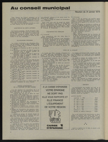 Alençon Notre Cité, journal des habitants de la Ville et des communes périphériques n°9 (février 1978).