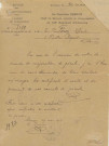 Demande de majoration de Pécule (29 mars 1919).