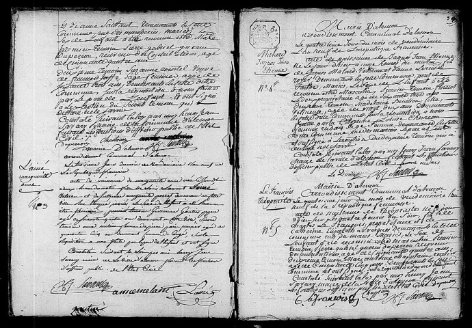 Registre des actes de naissance (24 septembre 1800-22 septembre 1801).