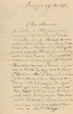 Comptes de Madame Mesnier, en l'étude de Maître Cottin, Notaire à Paris (31 décembre 1872).