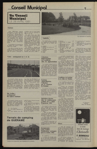 Alençon Notre Cité, journal d'information municipale et districale n°42 (juin 1981).