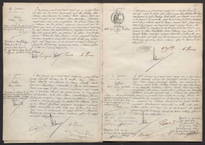 Registre des actes de naissance (3 janvier 1921-29 décembre 1921)