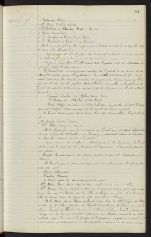 Assistance obligatoire aux vieillards : Admissions nouvelles et mutations diverses