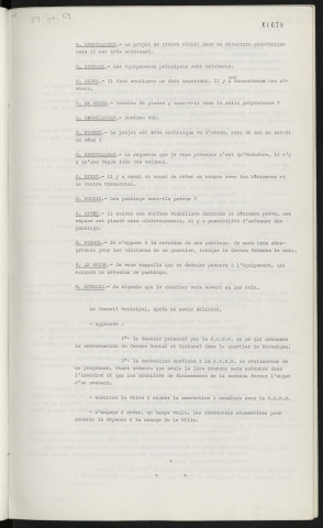 Centre social et culturel du quartier de Perseigne, projet de construction.