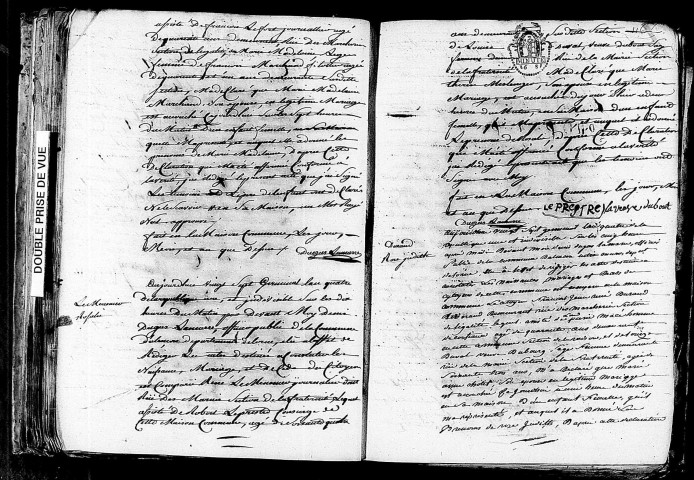 Acte de naissance de RENAUDIN Marie Madeleine (13 avril 1796),acte de naissance de LEMEUNIER Rosalie (15 avril 1796),acte de naissance de DURAND Rose Judith (16 avril 1796).