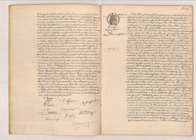 Acte de mariage de PAYSANT Émile Louis et JUGLET Lucienne Vitaline Léontine (21 janvier 1905), acte de mariage de MICHEL Eugène Paul et ETOC Eugénie Louise Albertine (26 janvier 1905)